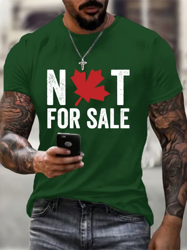 Men'S Canada Is Not For Sale Sorry T-Shirt