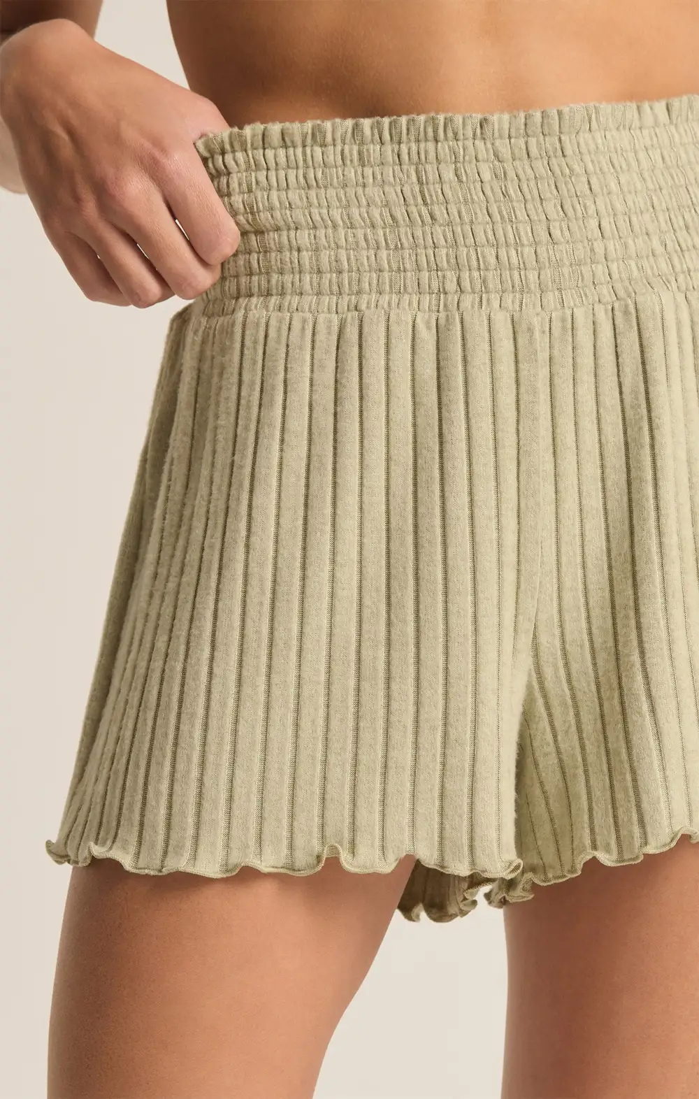 Dawn Smocked Rib Short