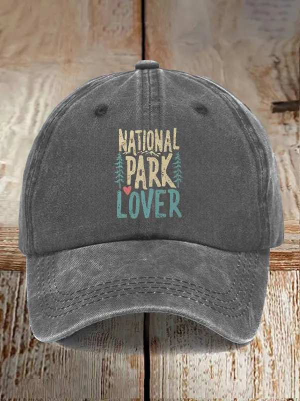 National Park Lover Comfort Colors Baseball Caps