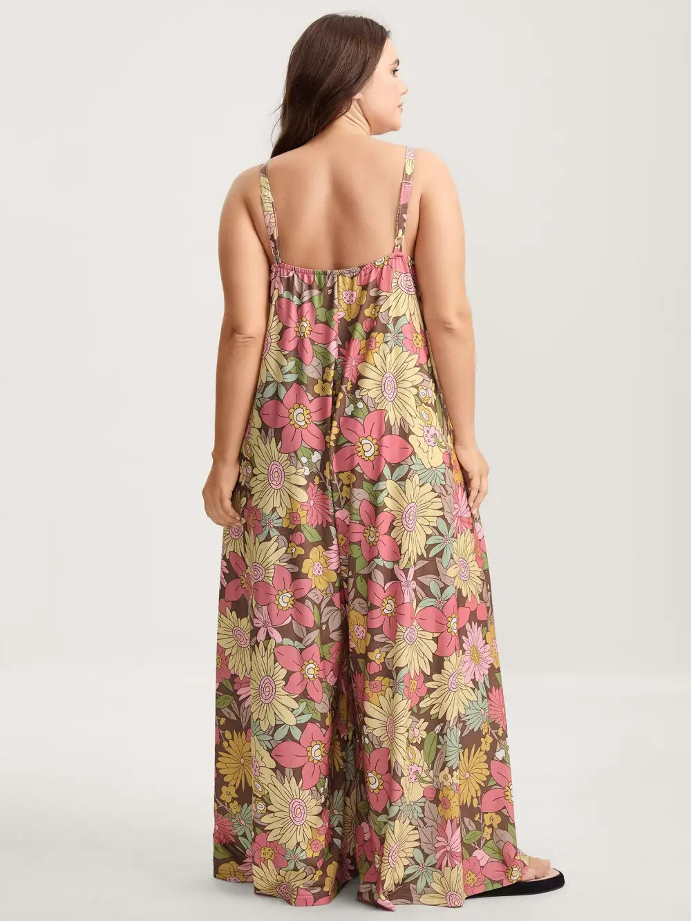 Vivid Groove Stretchy Adjustable Jumpsuit