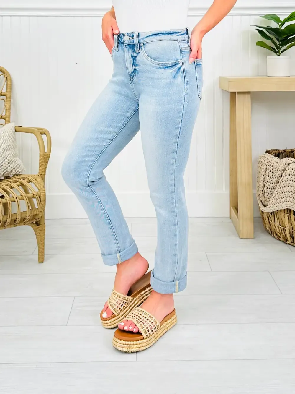 Mom Life MOCO Exclusive Design Mom Jeans With Tummy Control