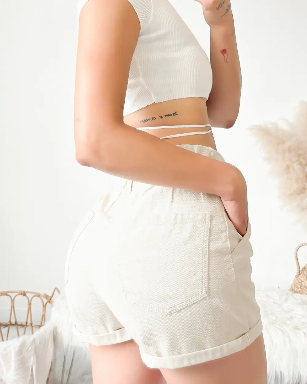 ALINA DENIM SHORTS