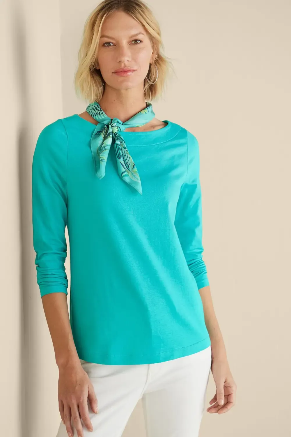 SoftEssentialâ¢ Pima Long Sleeve Tee I