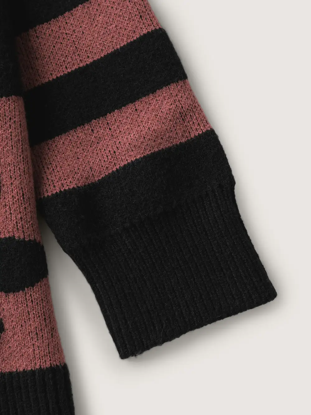 Supersoft Checkered Floral Superstretchy Knit Cardigan