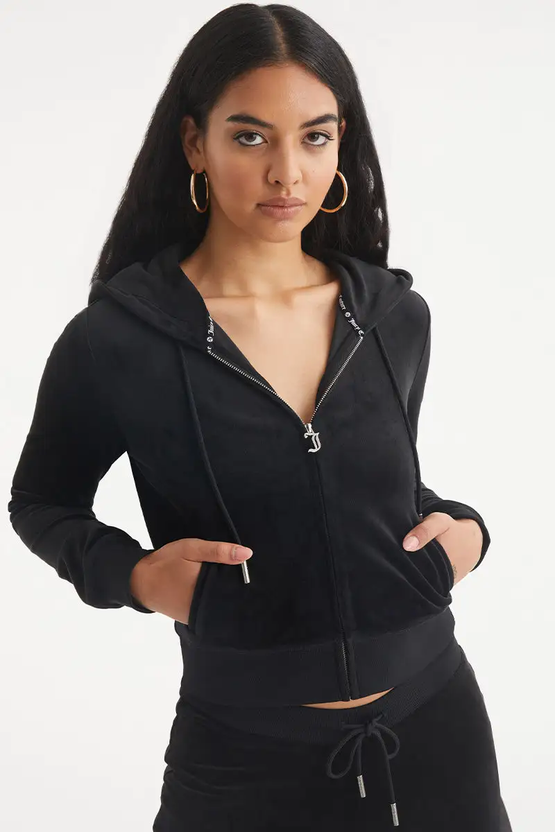 Bride Big Bling Velour Hoodie