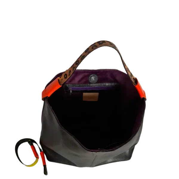 Addison Women's Handbag in Black Leather