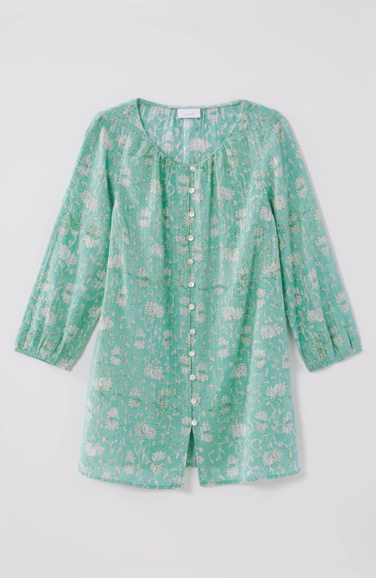 Pure Jill Button-Front Tunic