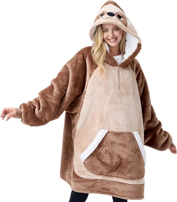 Panda Wearable Blanket Hoodie