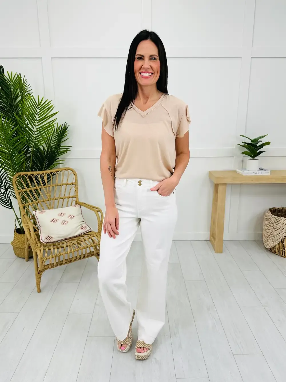 Judy Blue Anything But Ordinary Wide Leg Jeans