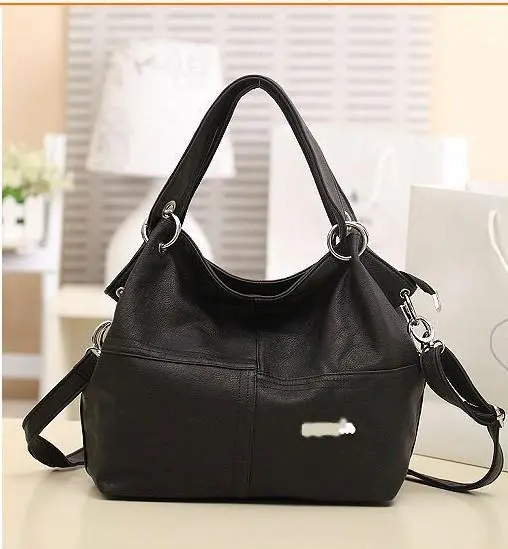 2021 new solid color stitching women's bag