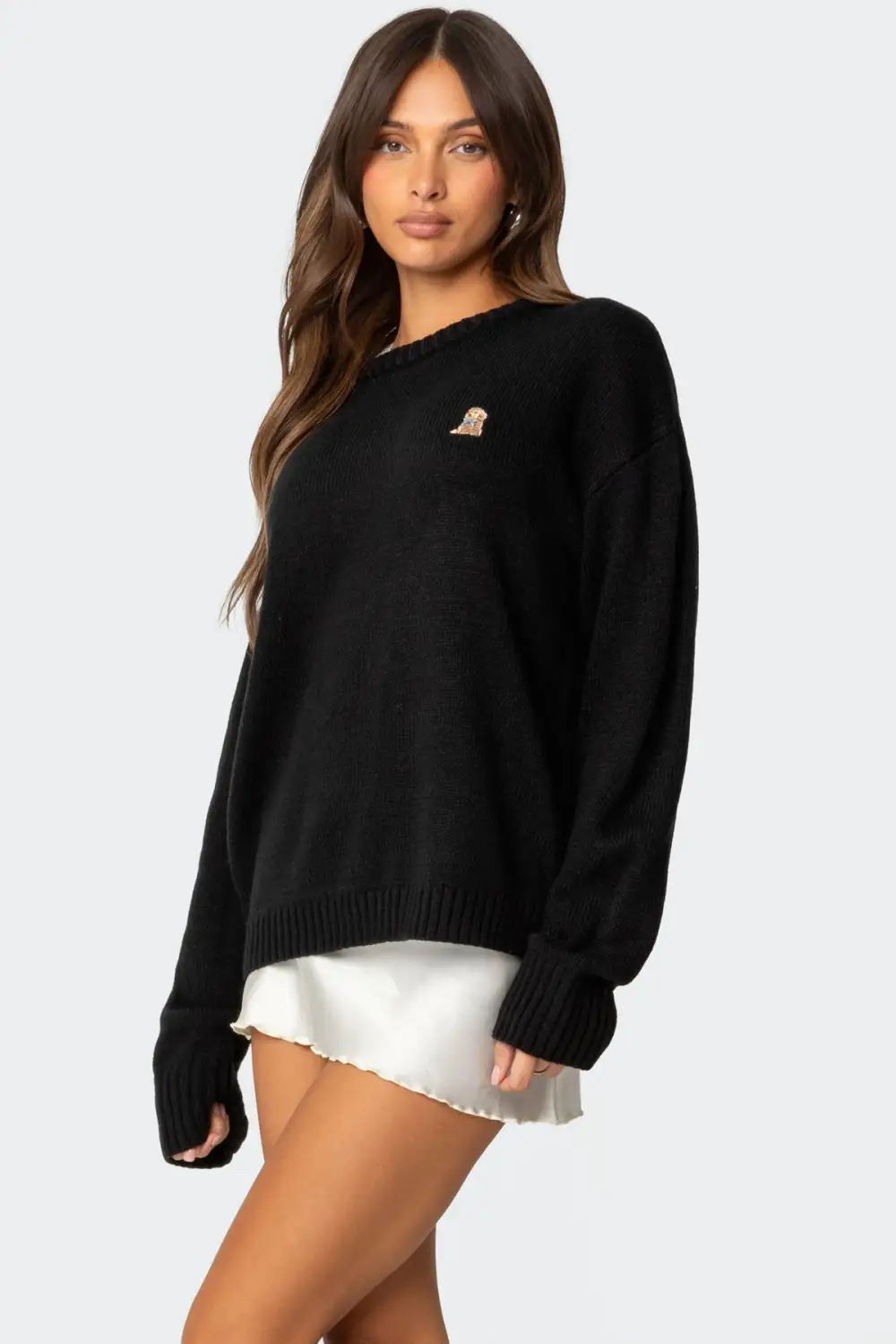 Puppy Love Embroidered Sweater