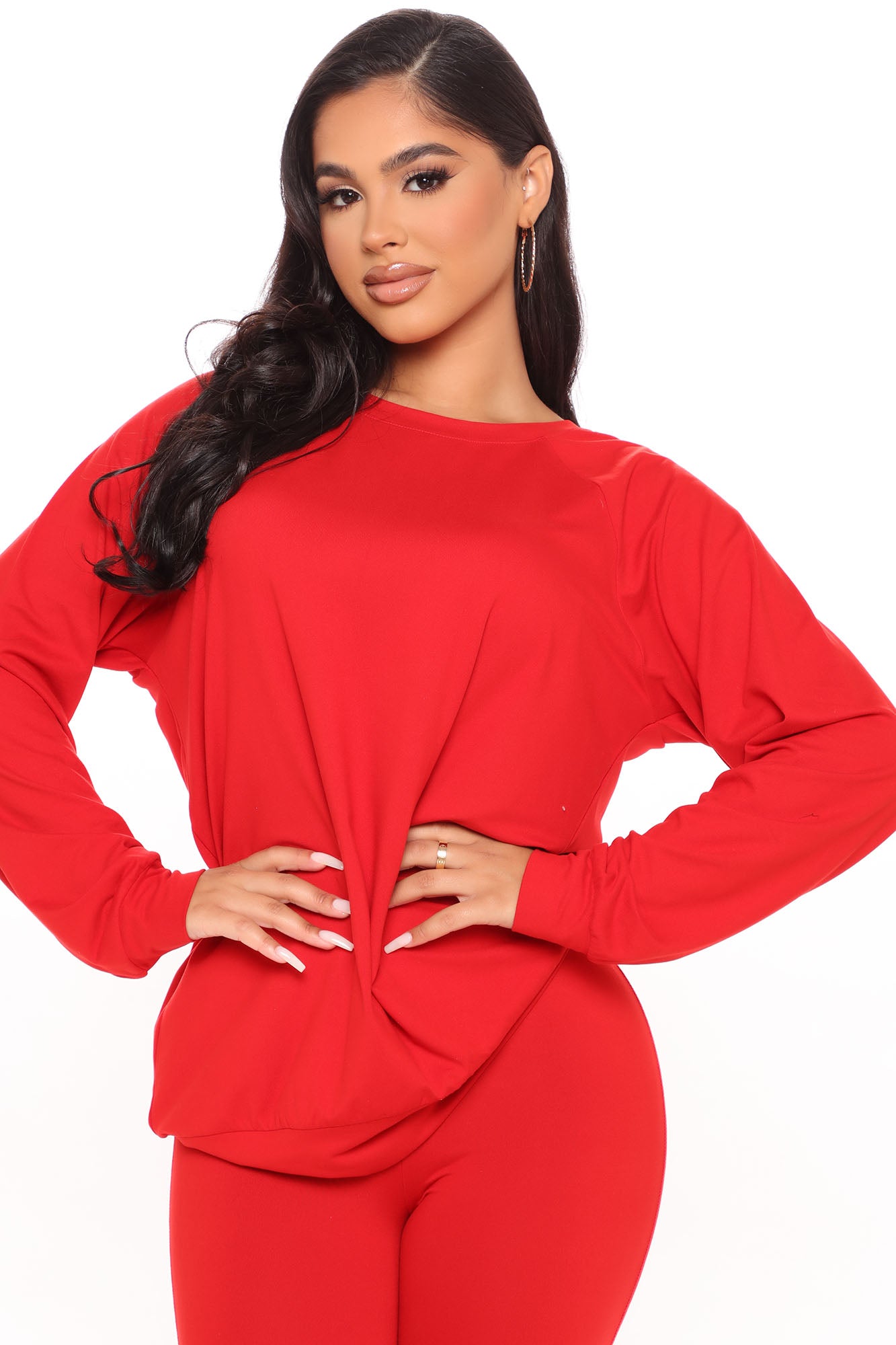 Kick Back Legging Set - Red