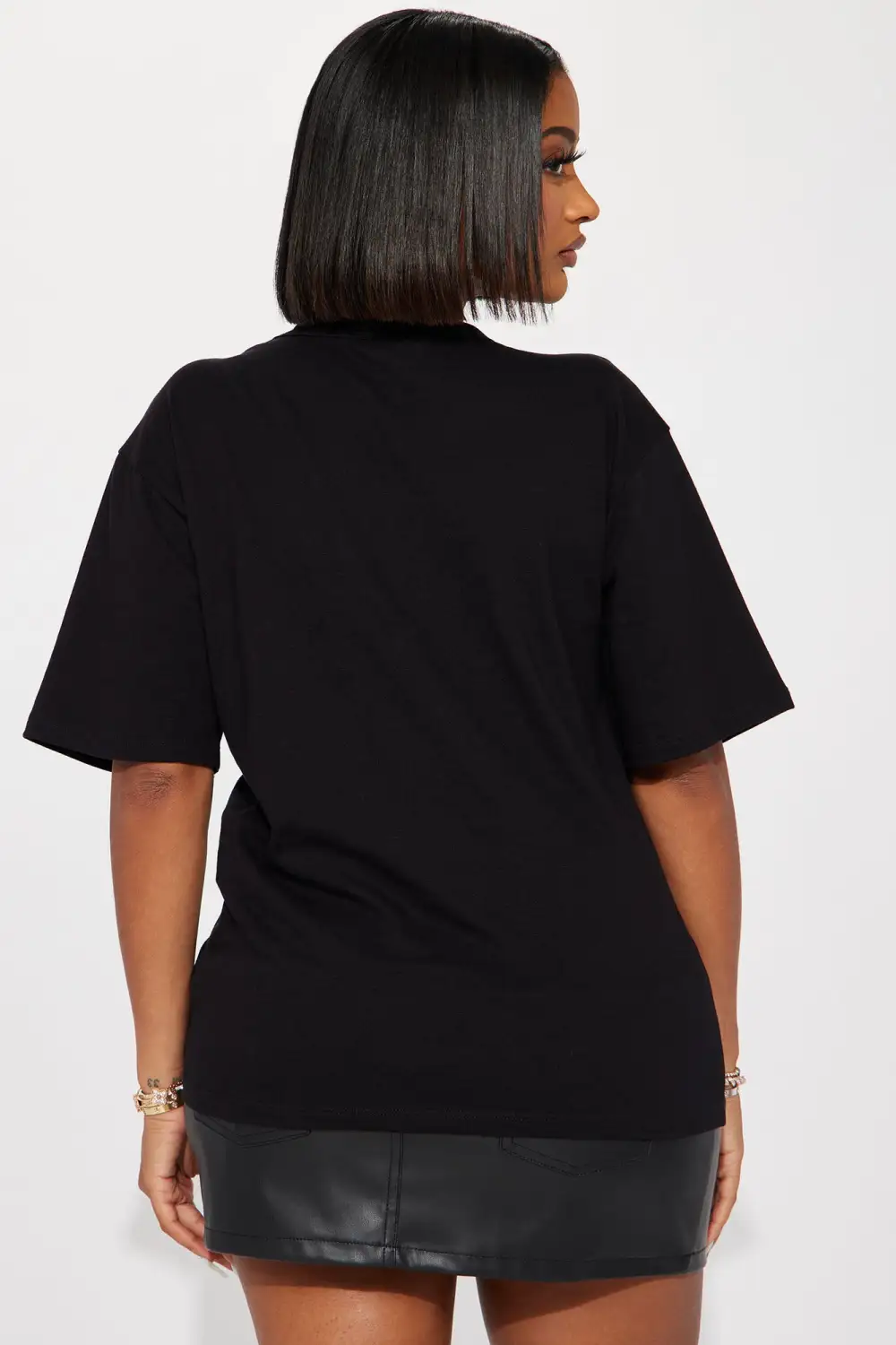 So Rock It Graphic Top - Black
