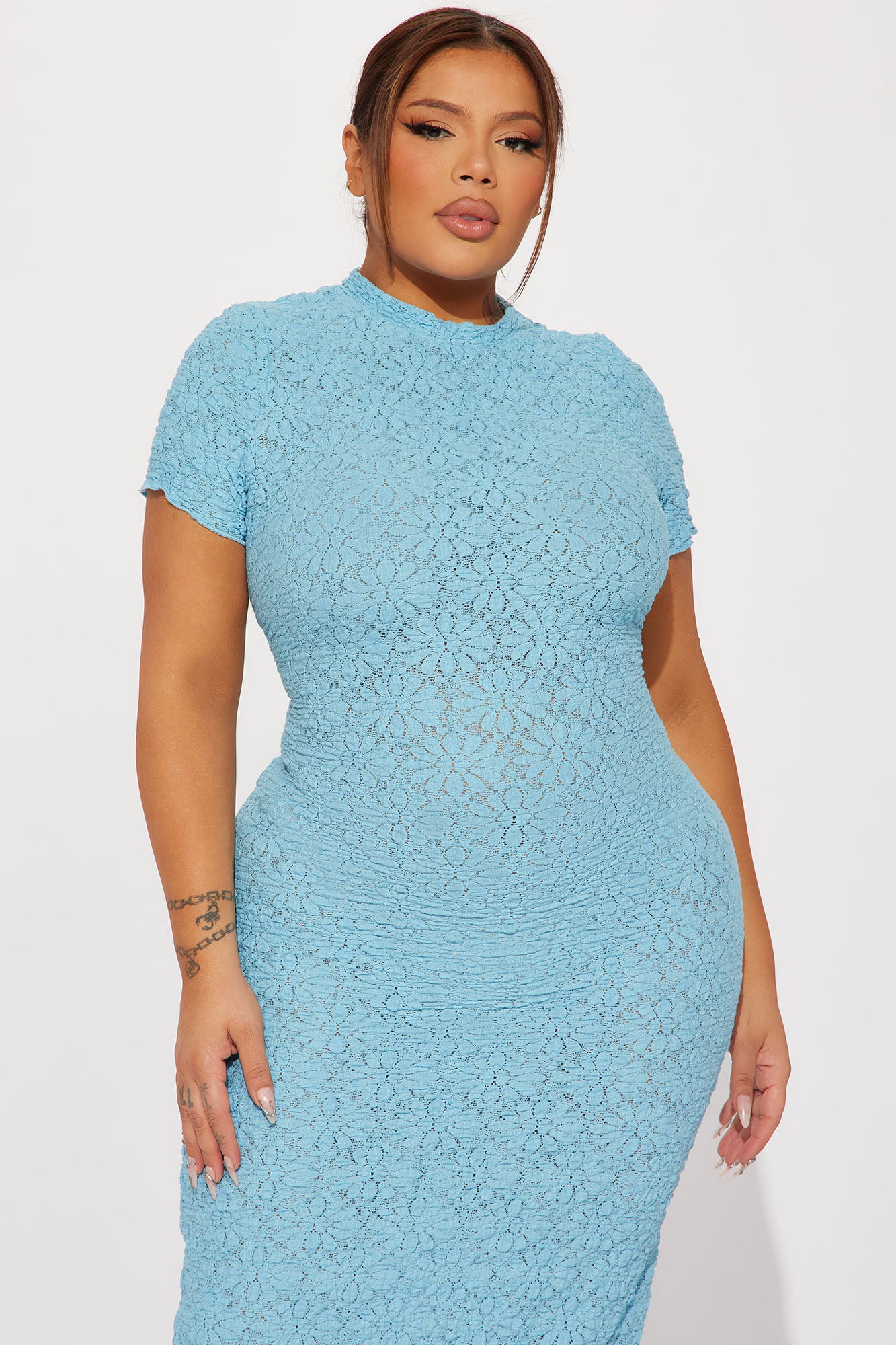Soft Baddie Maxi Dress - Blue