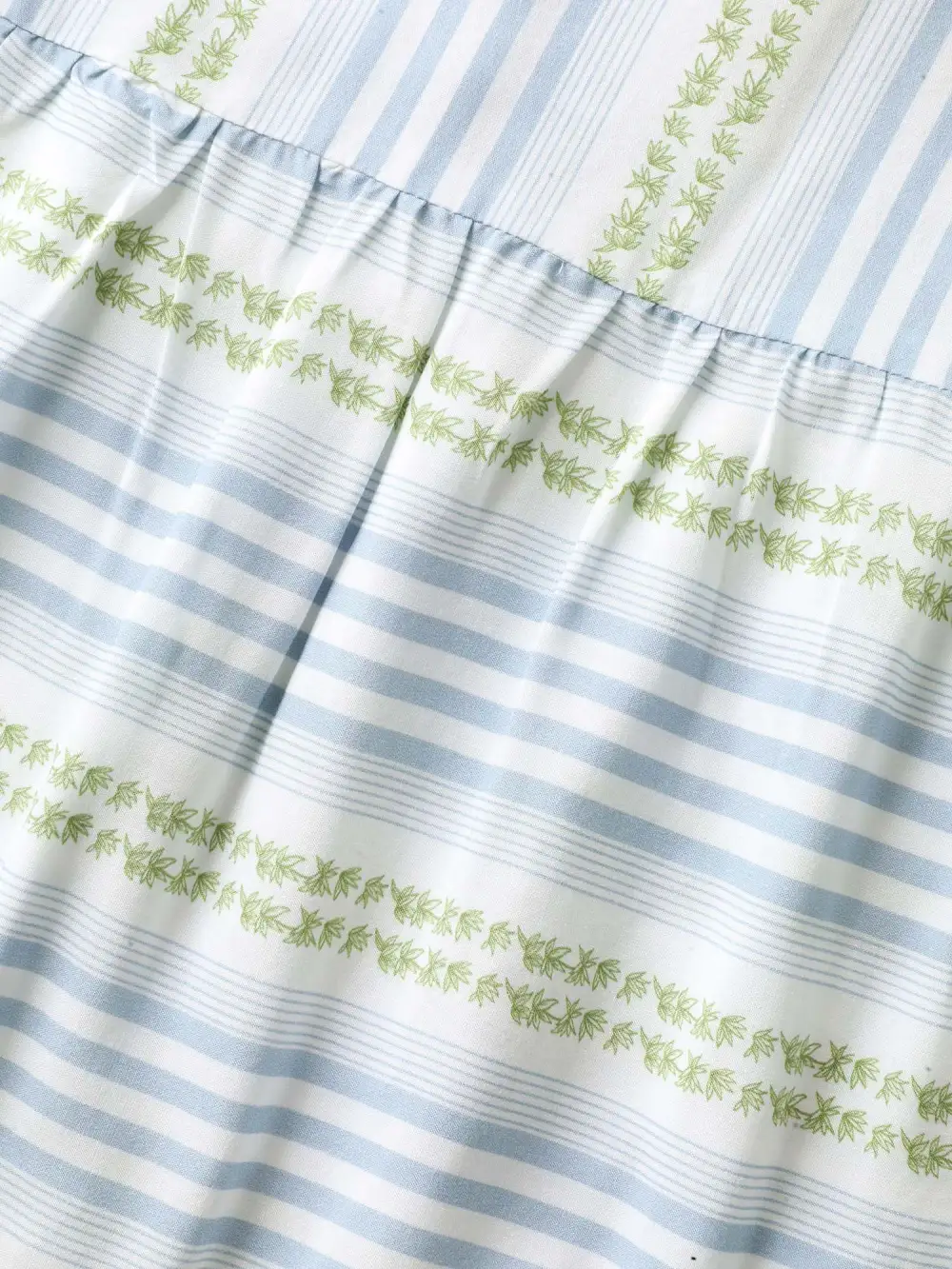 Nautical Stripes Flared Midi Dress