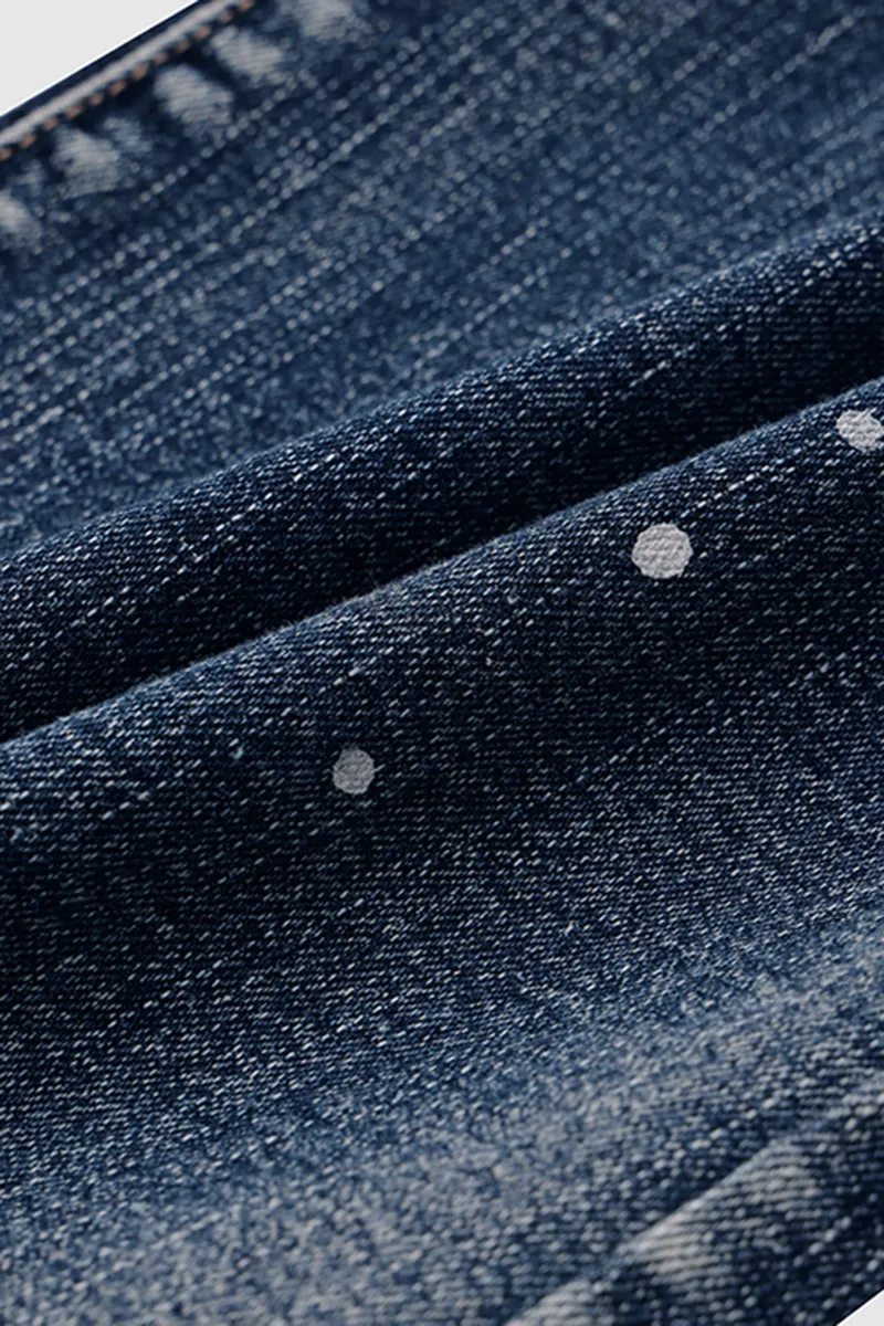 Ripped Slant Pocket Flare Jeans