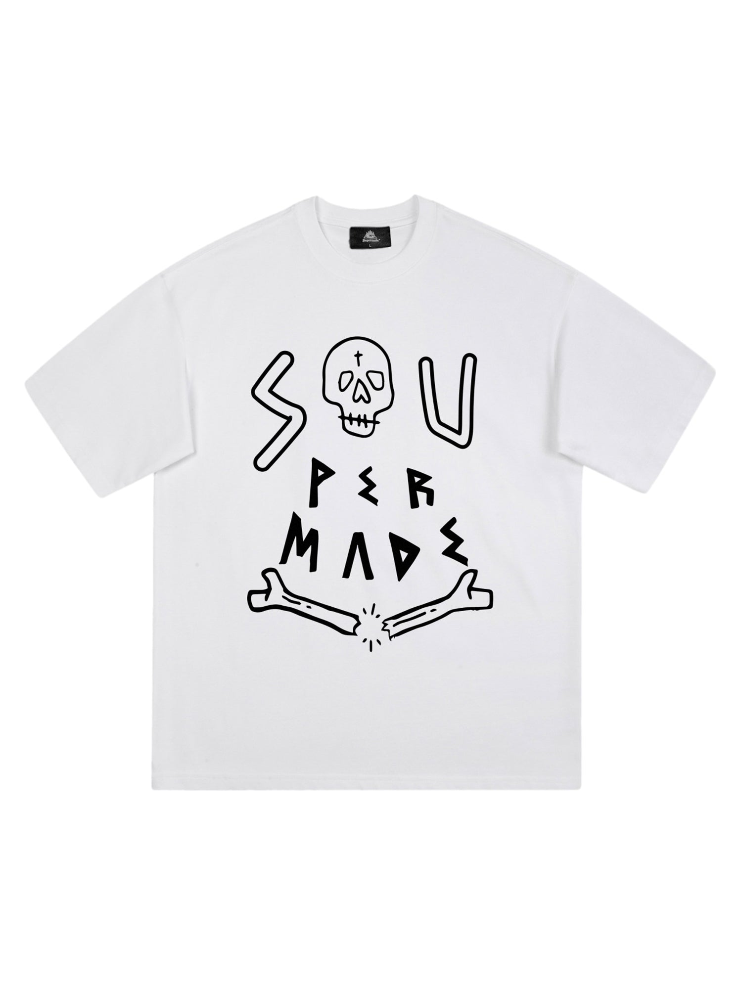Skull Print T-shirt - 1991
