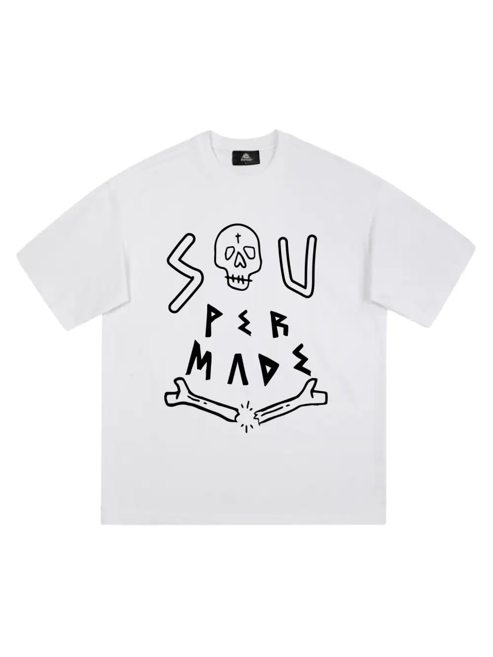 Skull Print T-shirt - 1991