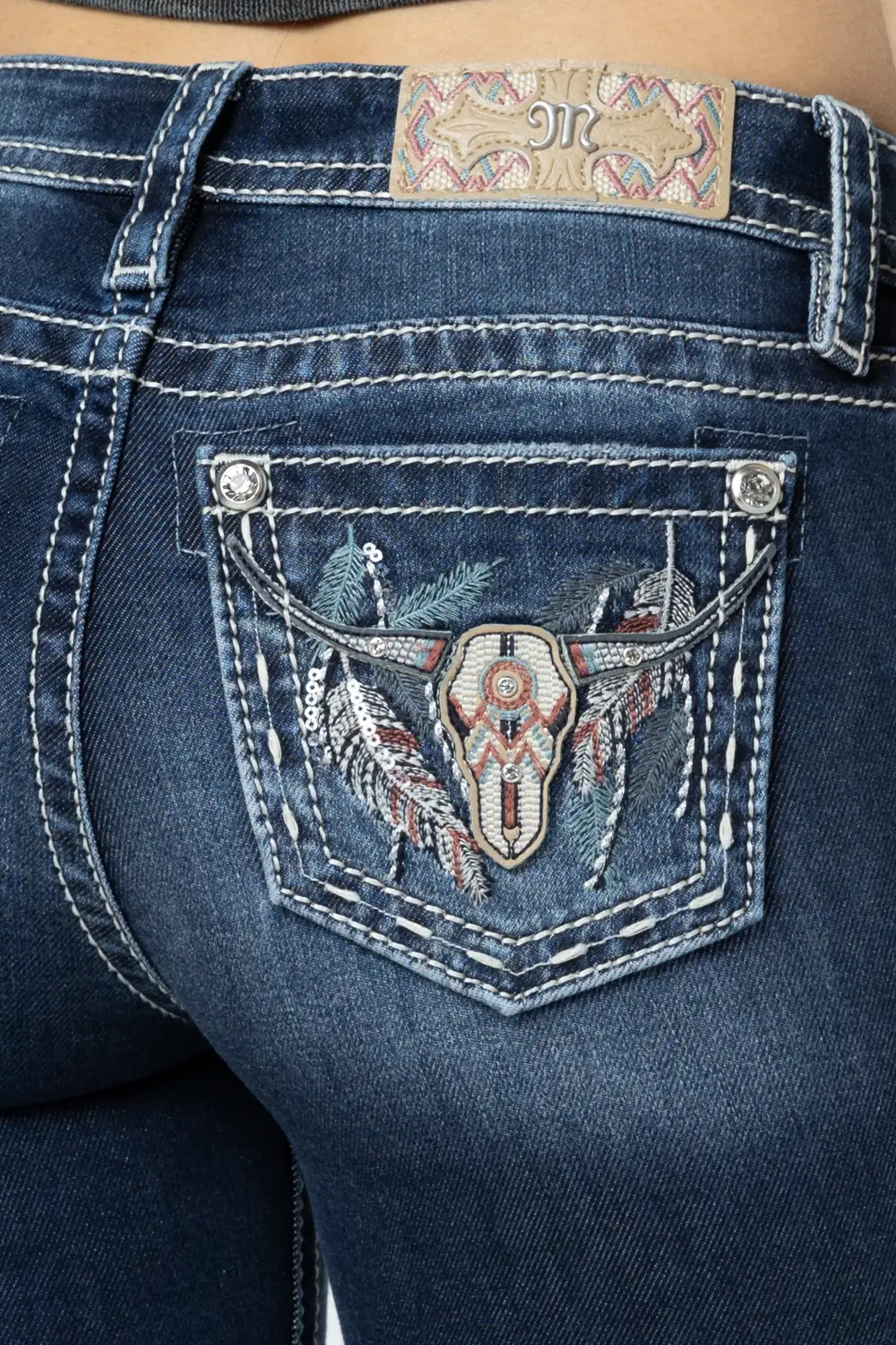 Mauve Longhorn Bootcut Jeans