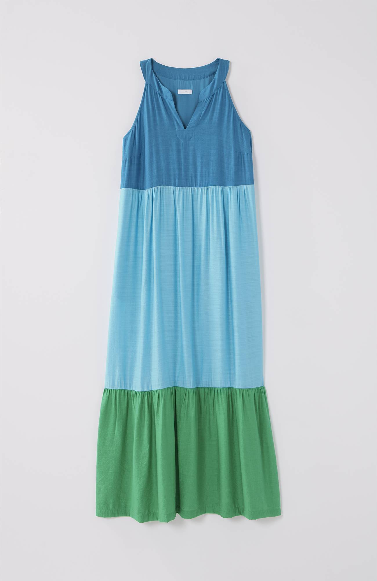 Color-Block Maxi Dress