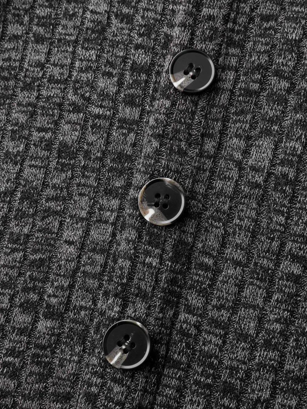 Stretchy Side Button Detail Slit T-Shirt