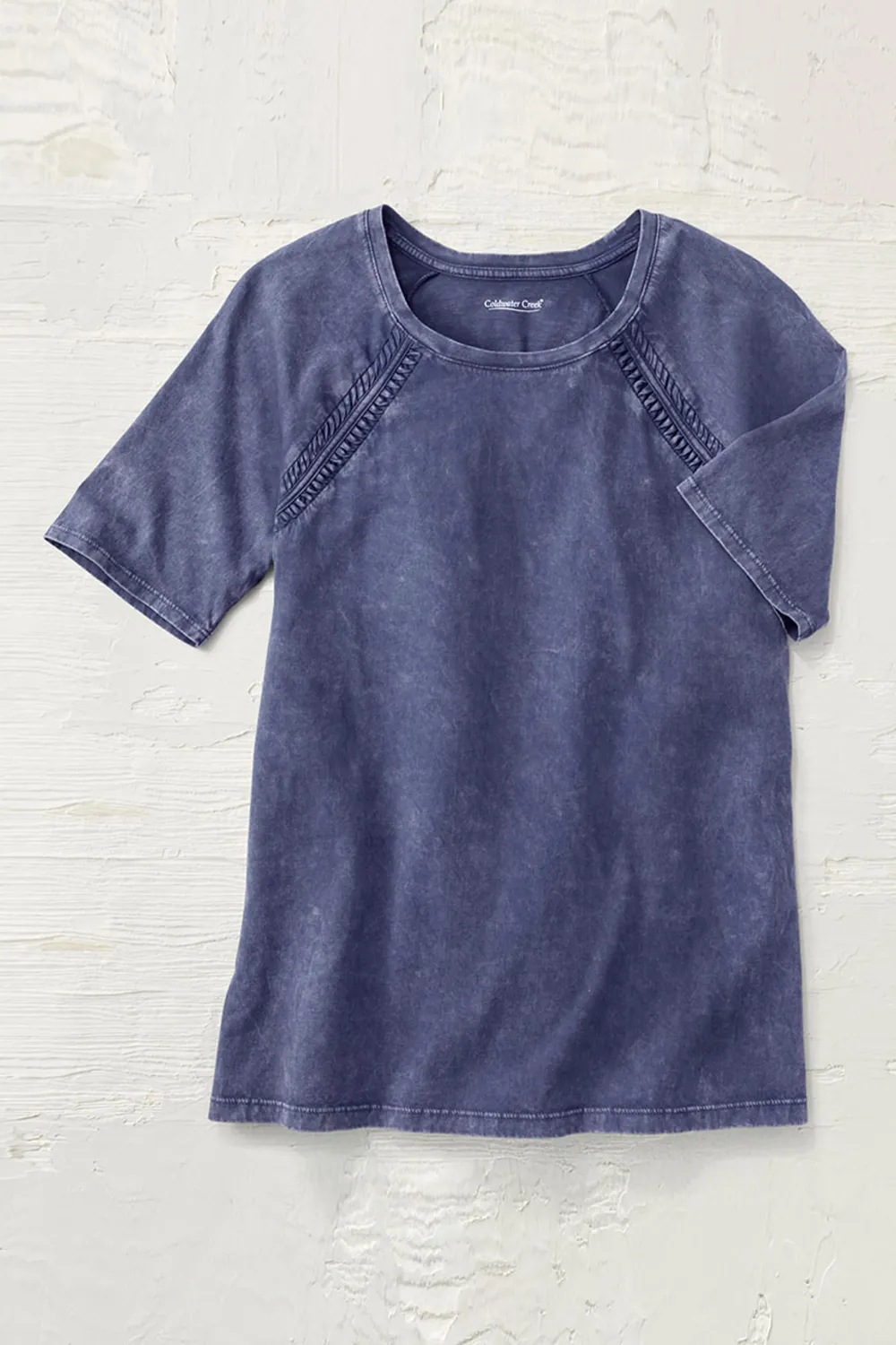 Vintage-Wash Raglan Tee