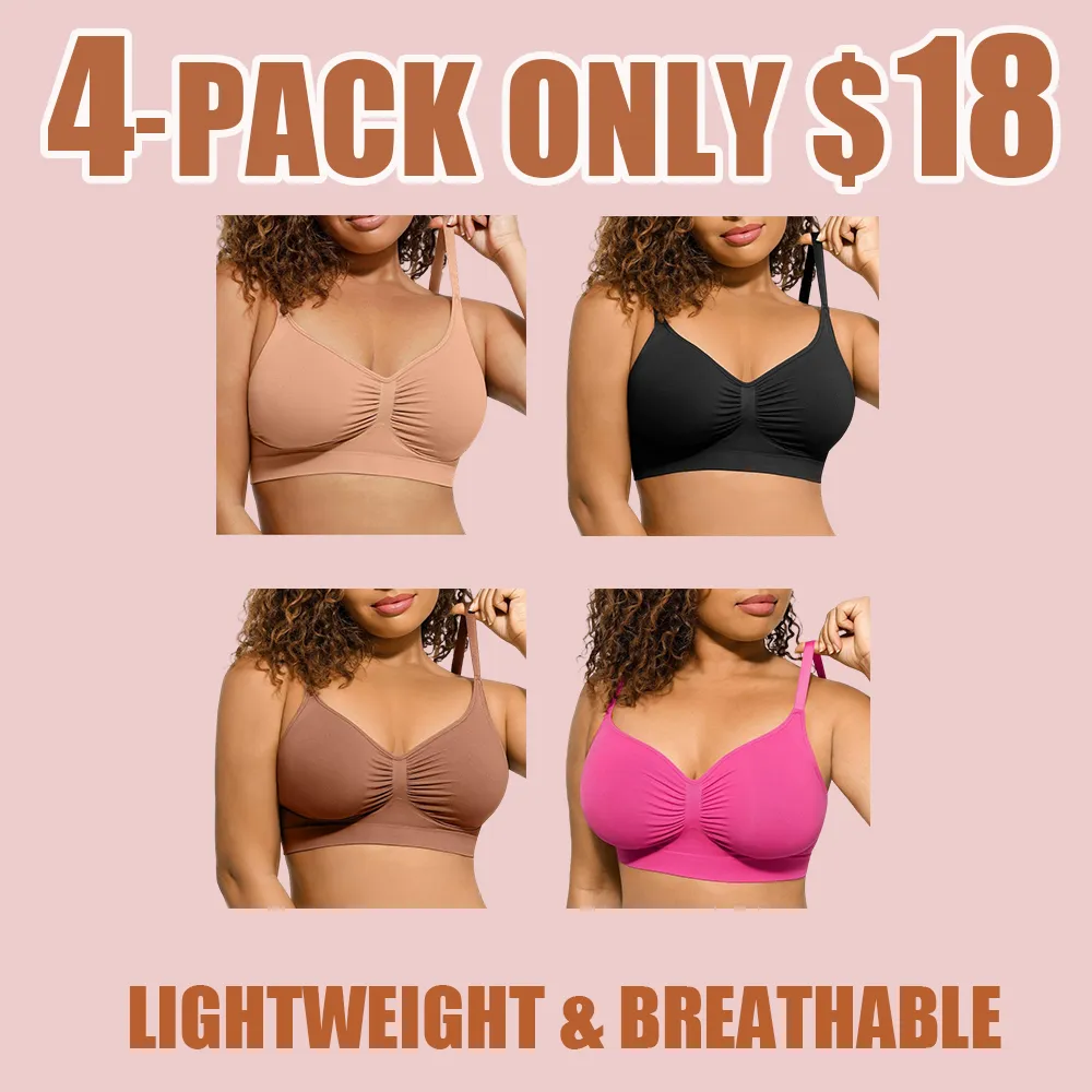 Women's Wireless Sculpt Bra – Comfortable, Seamless, No Underwire