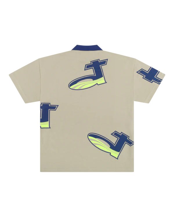 DT Pique Polo Grey