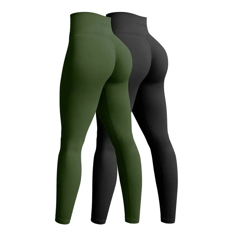 Women’s Seamless Workout pants-High-Waist Butt-Lifting Yoga Leggings