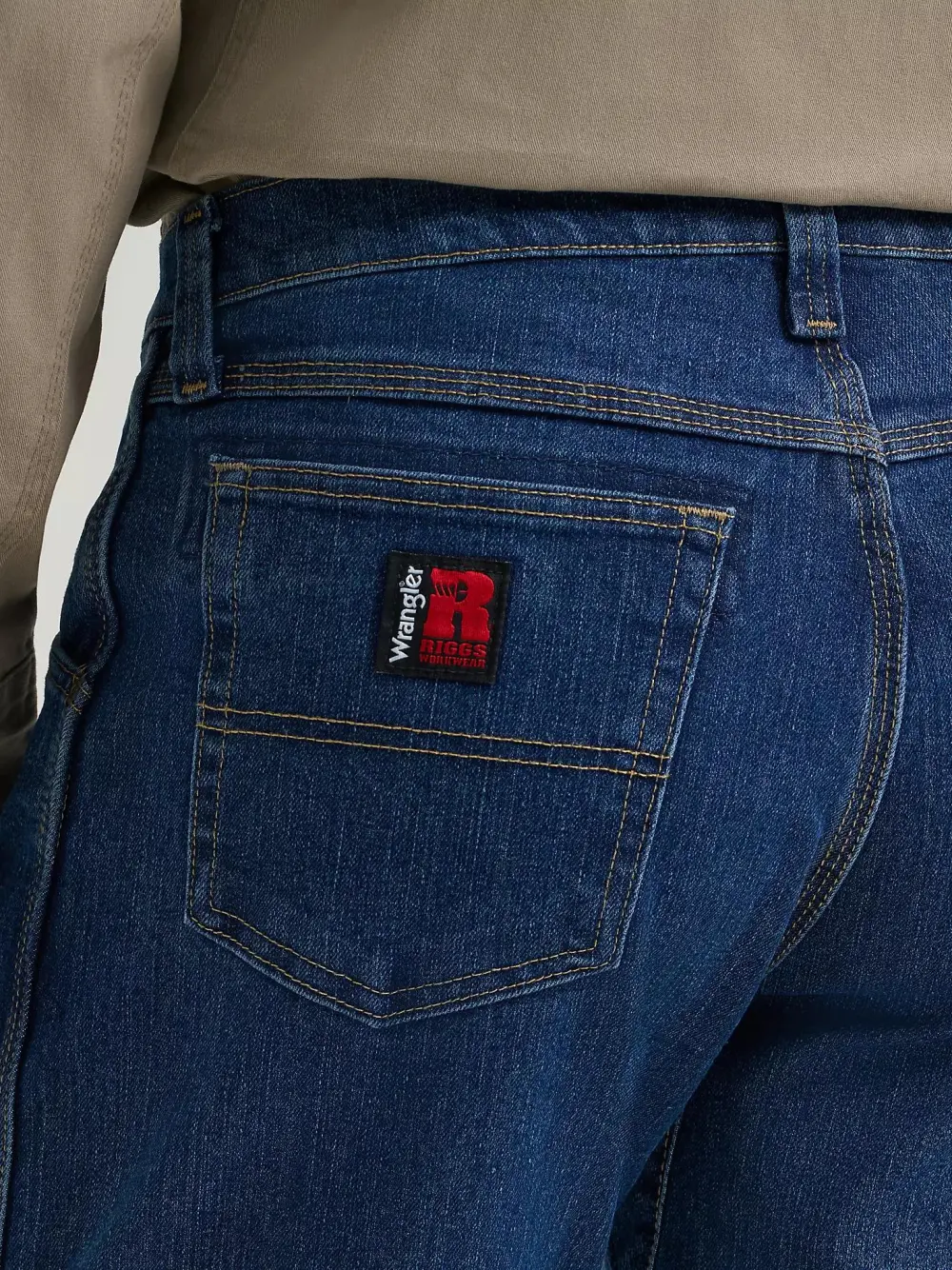 WRANGLER RIGGS WORKWEAR ADVANCED COMFORT FIVE POCKET JEAN IN DARK TINT