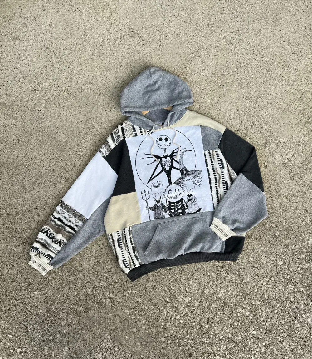 Beige hoodie how perfect and cozy piece for your Halloween day