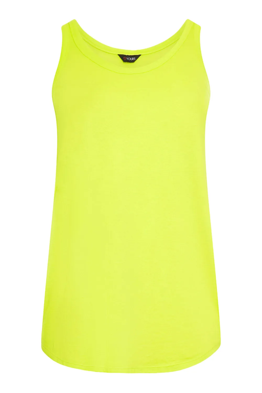 YOURS Curve White Vest Top