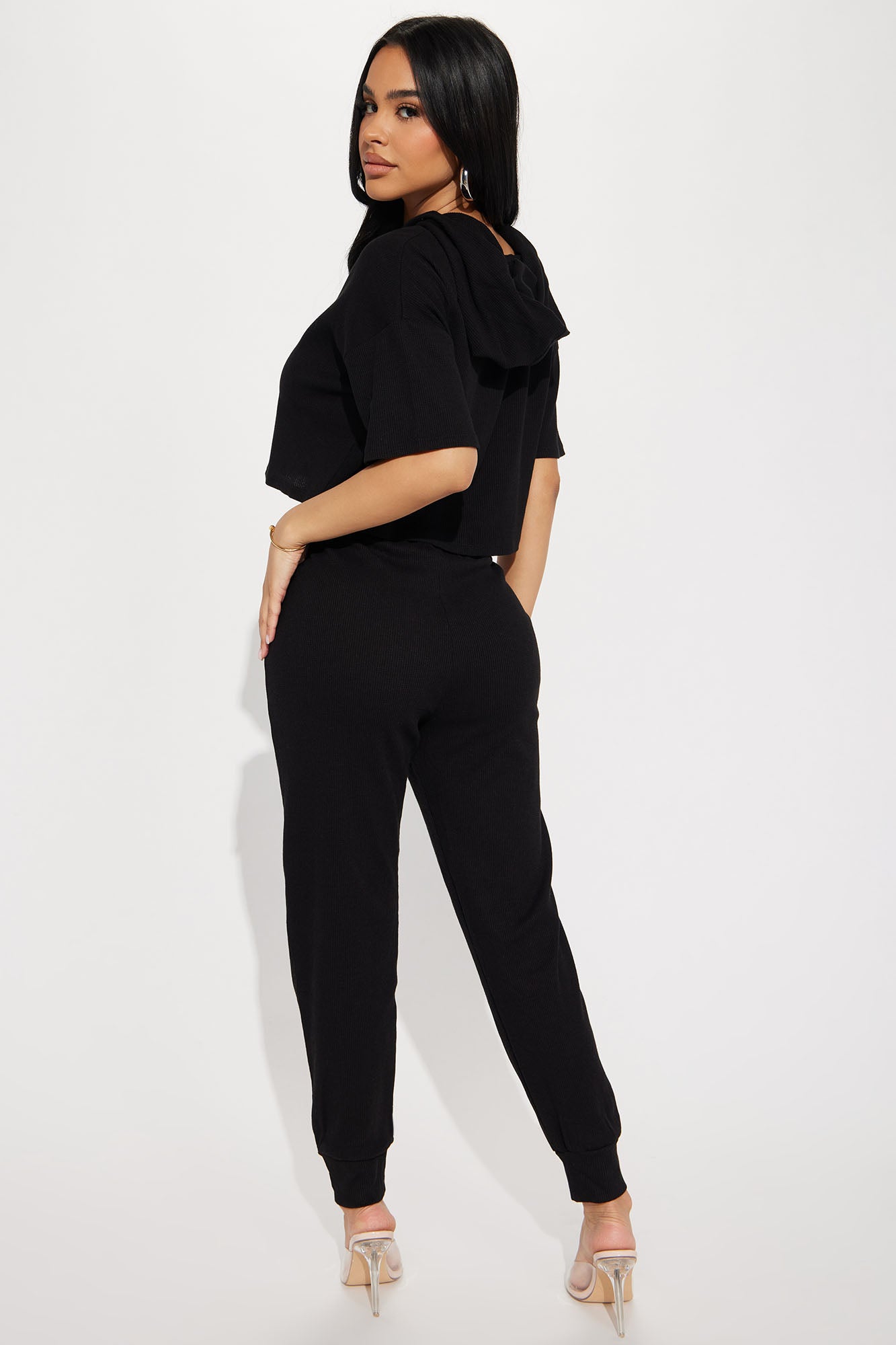 Living With You Jogger Set - Black