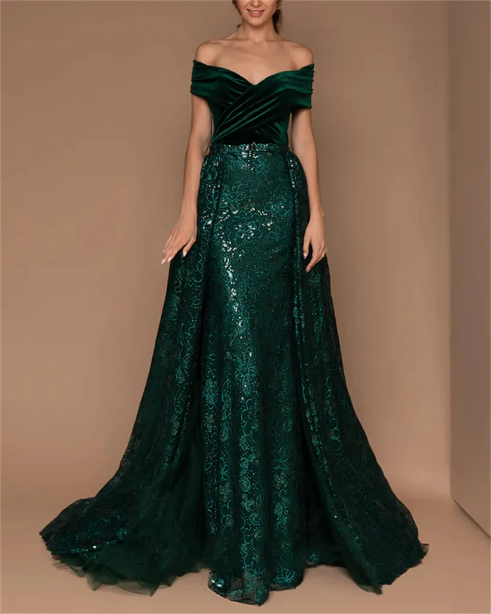 Women's Solid Color Sequins Dress