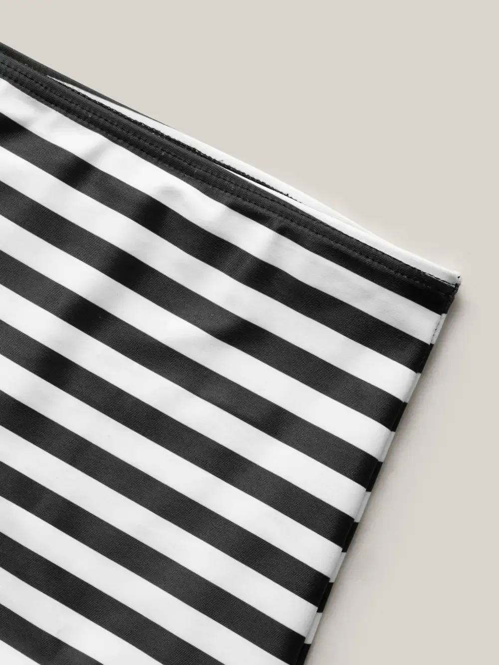 Stripes Patchwork Tie Knot Cross Straps Swim Dress