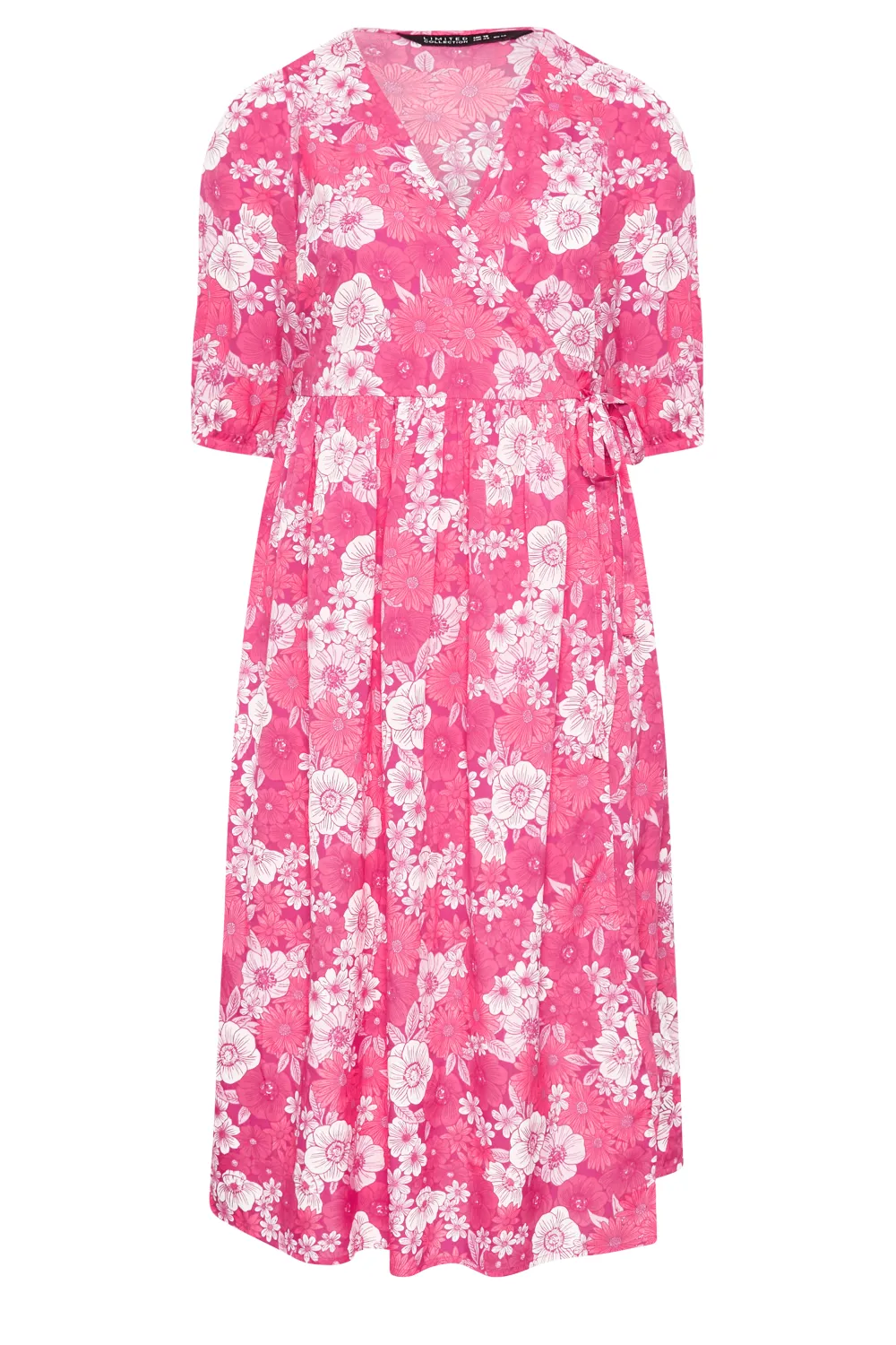 YOURS Curve Green Floral Midaxi Dress
