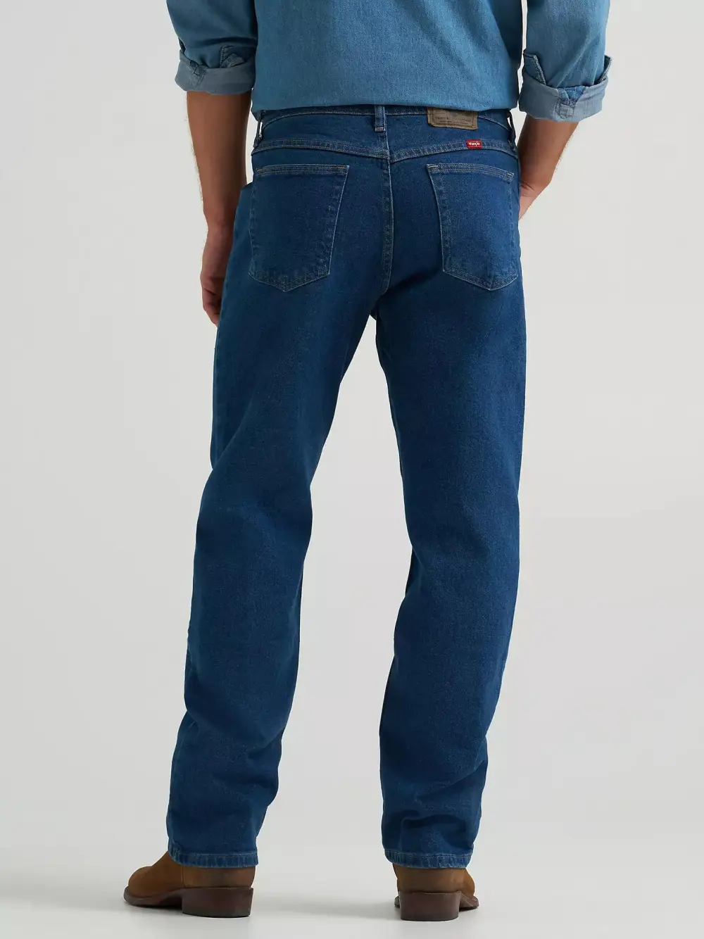 WRANGLER FIVE STAR PREMIUM DENIM FLEX FOR COMFORT RELAXED FIT JEAN IN STONE