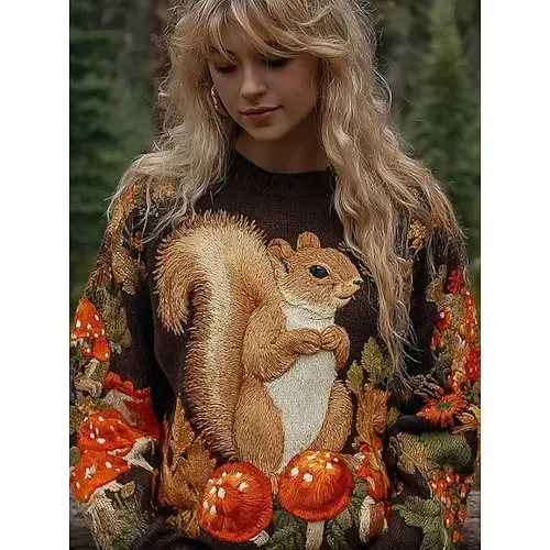 Women's Sweater Cardigan Casual Soft Animal Ribbed Hooded Pocket Buttons Knitted Long Sleeve Long Tops Knit Outdoor Daily Weekend Pink Blue Fall Winter