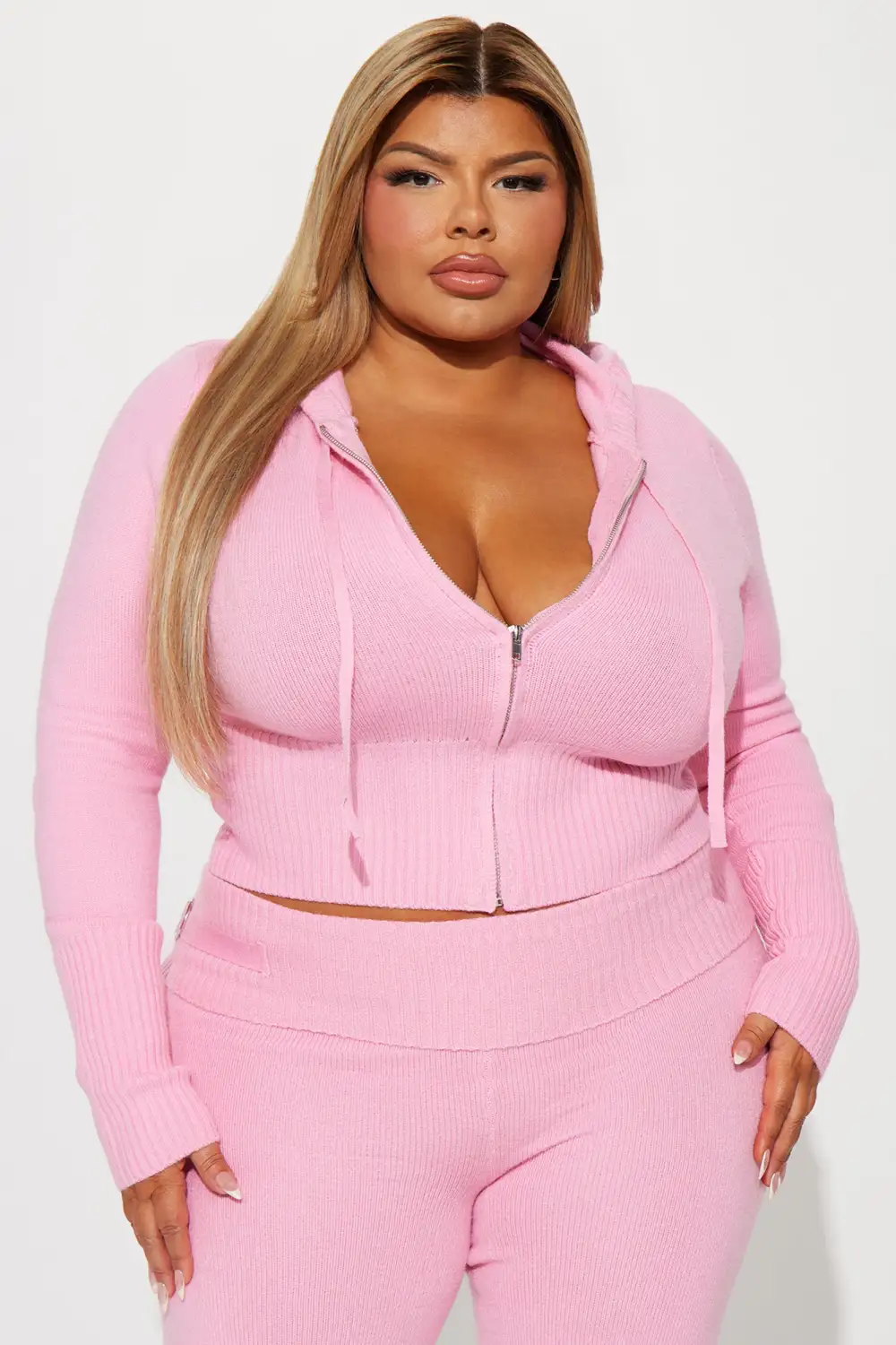 Lana Sweater Pant Set - Pink