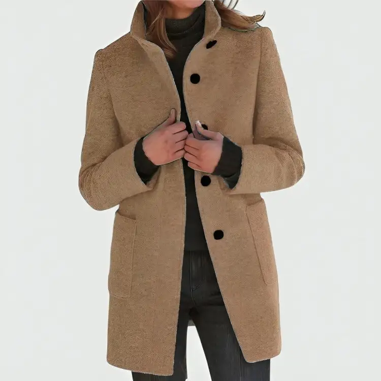Marisse | Classic Wool Blend Coat