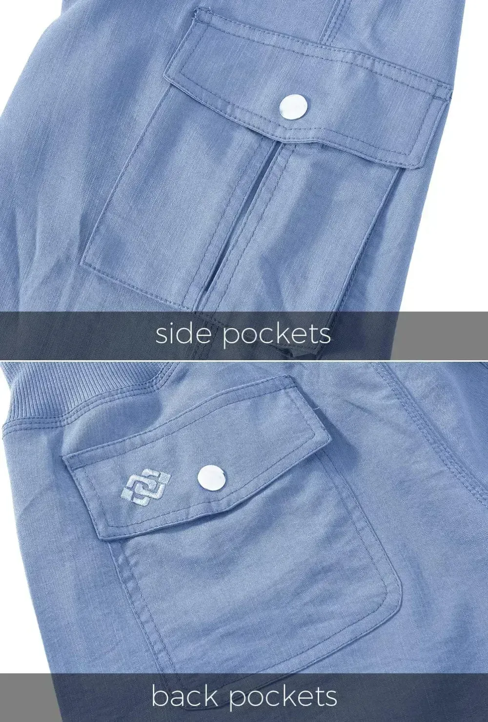 MoFiz Womens Capris with Pockets Loose Fit Casual Capri Pants Dressy Lightweight Ladies Baggy Cargo Pants for Hiking