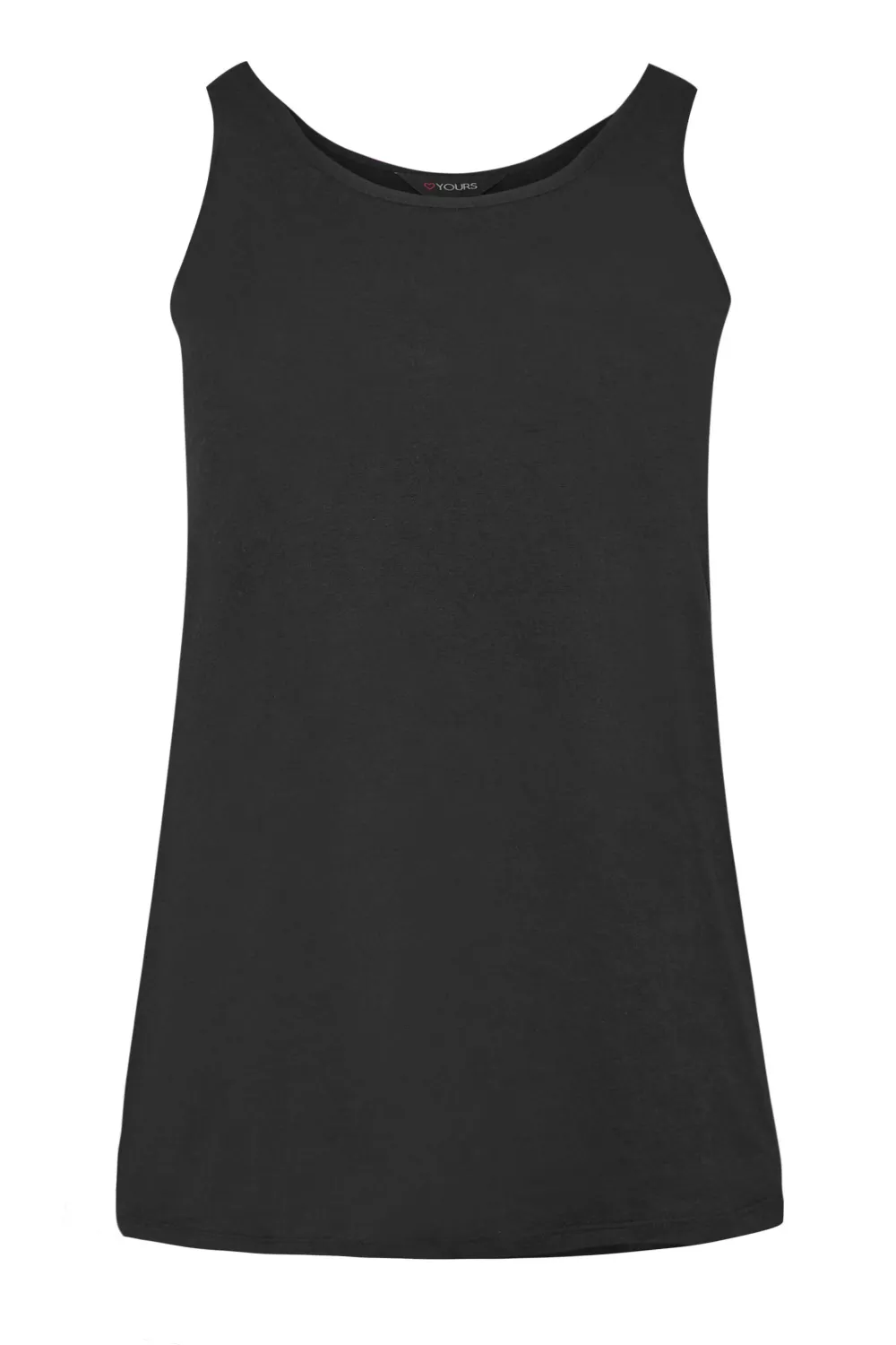 YOURS Curve White Vest Top