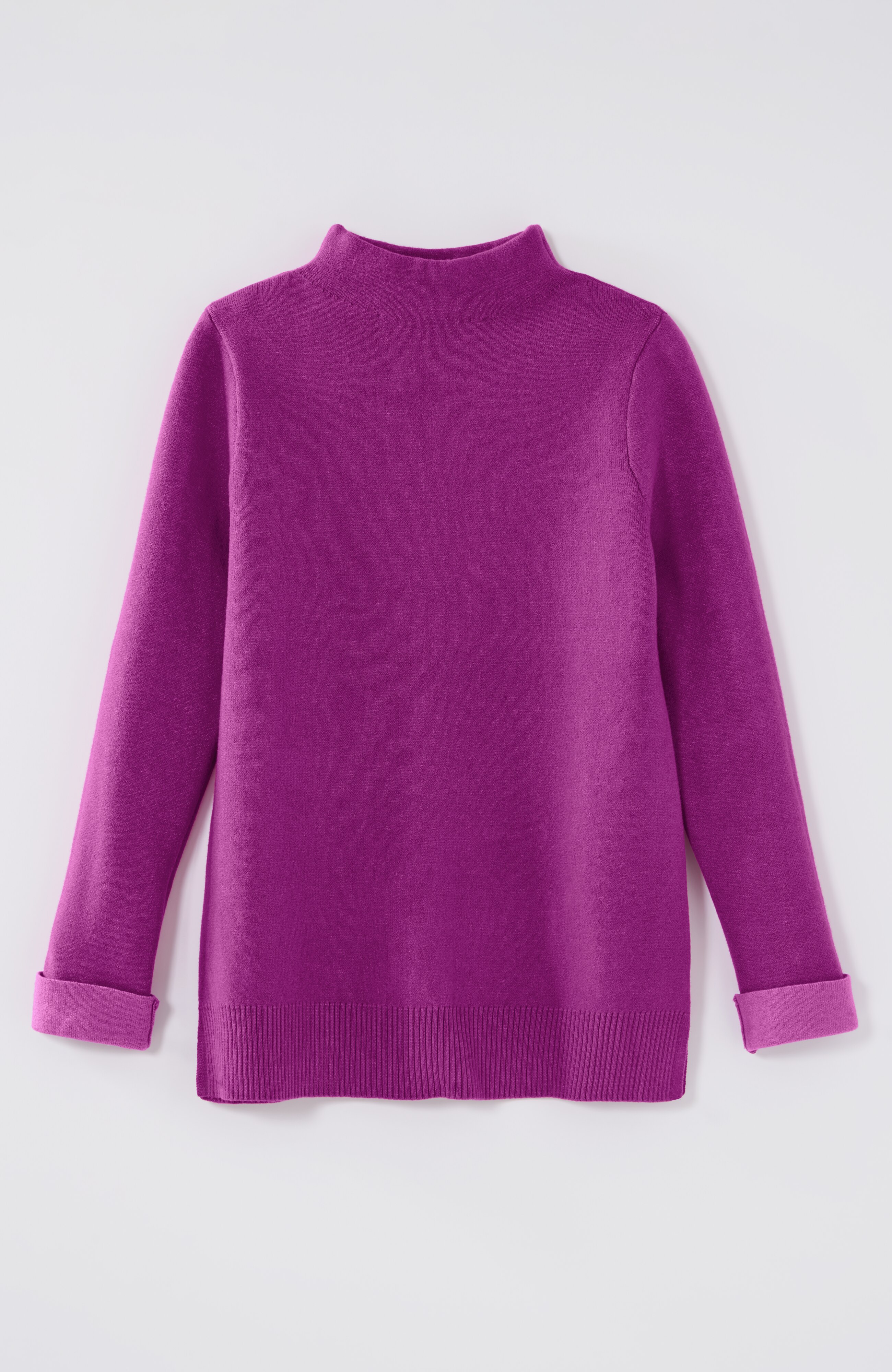 Majestic Funnel-Neck Sweater