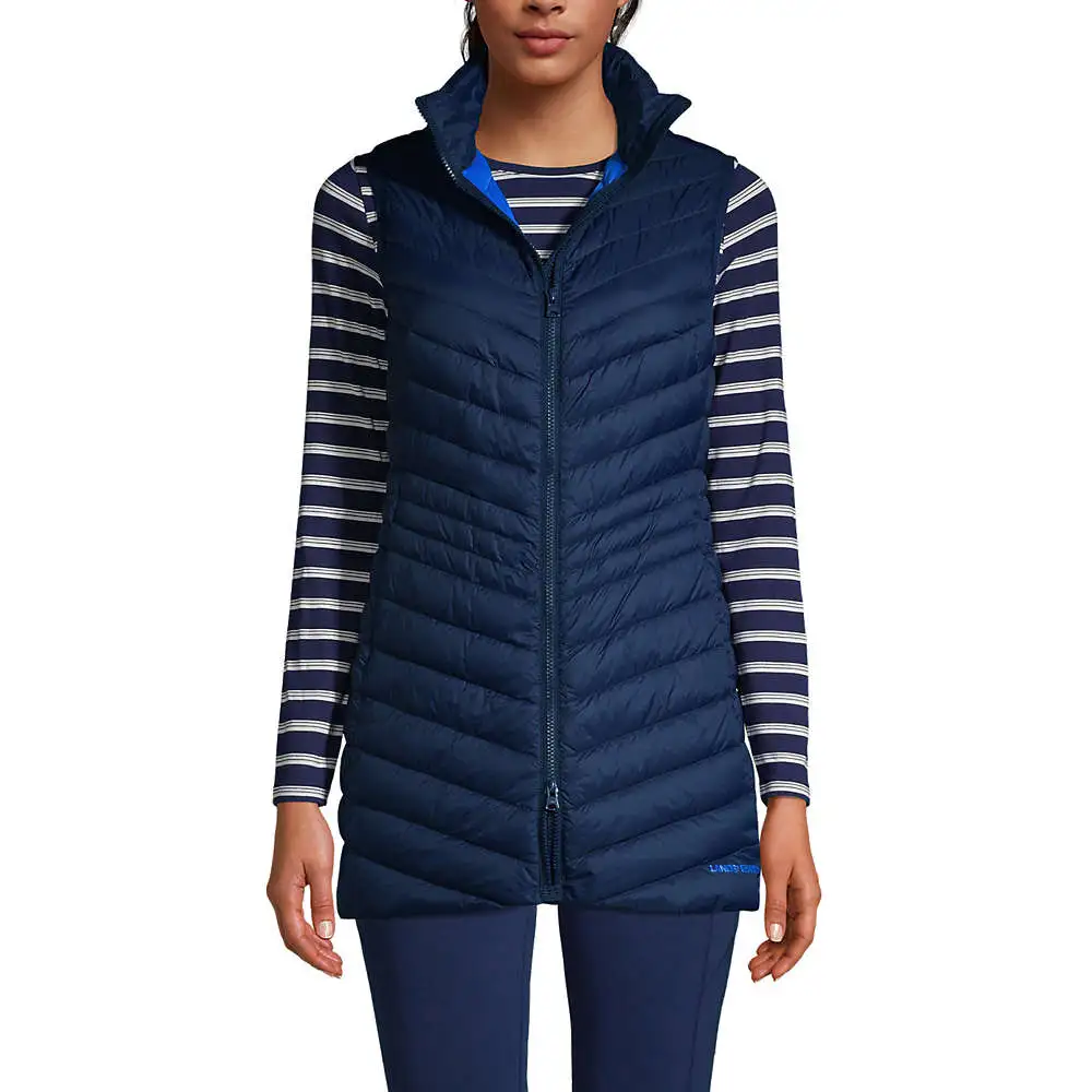 Women's Petite Wanderweight Ultralight Packable Long Down Vest