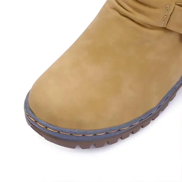 Women's Casual Buckle Ankle Snow Boots 75289564S