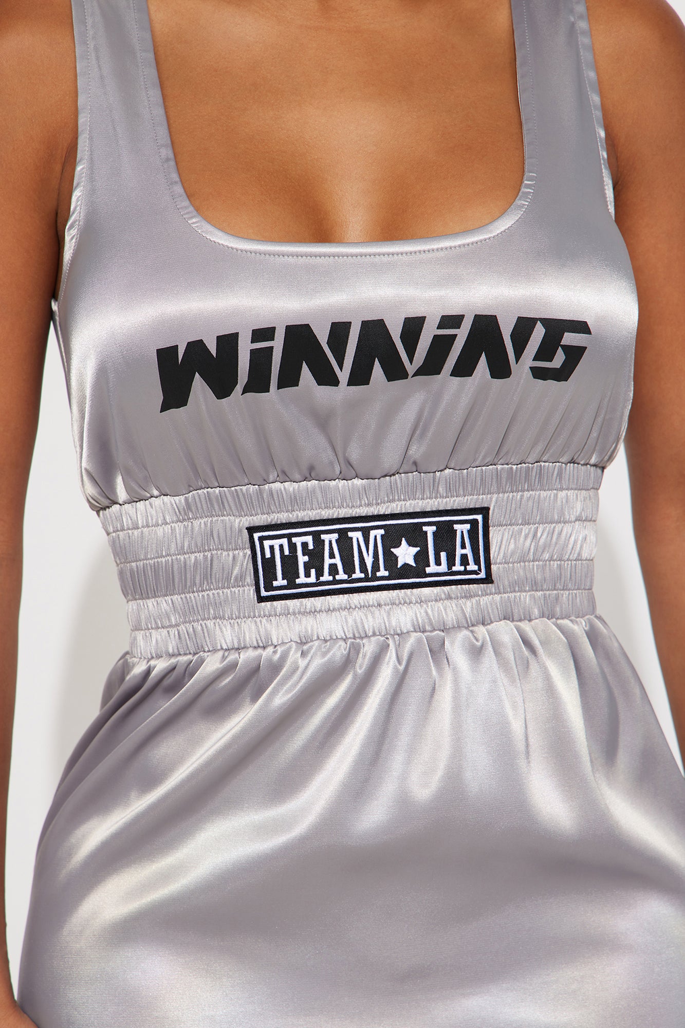 Team La Mini Dress - Grey