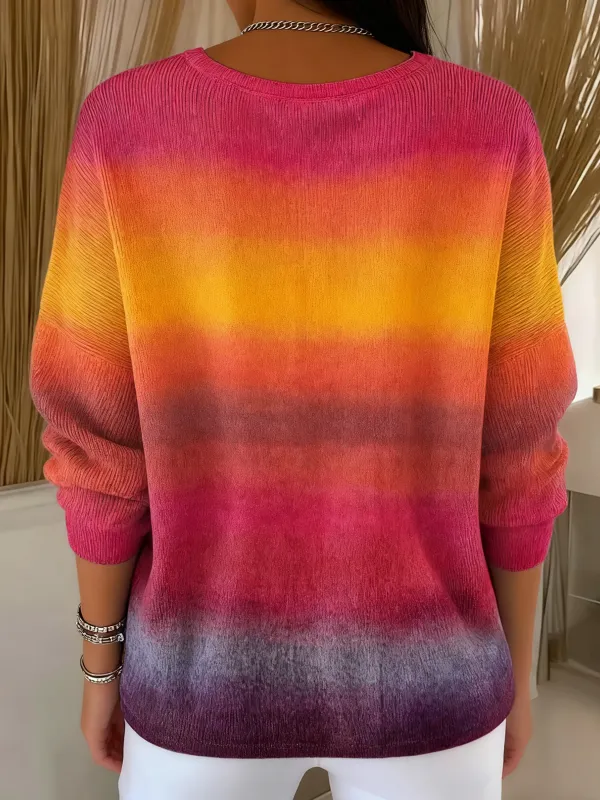 Casual Ombre Sweater