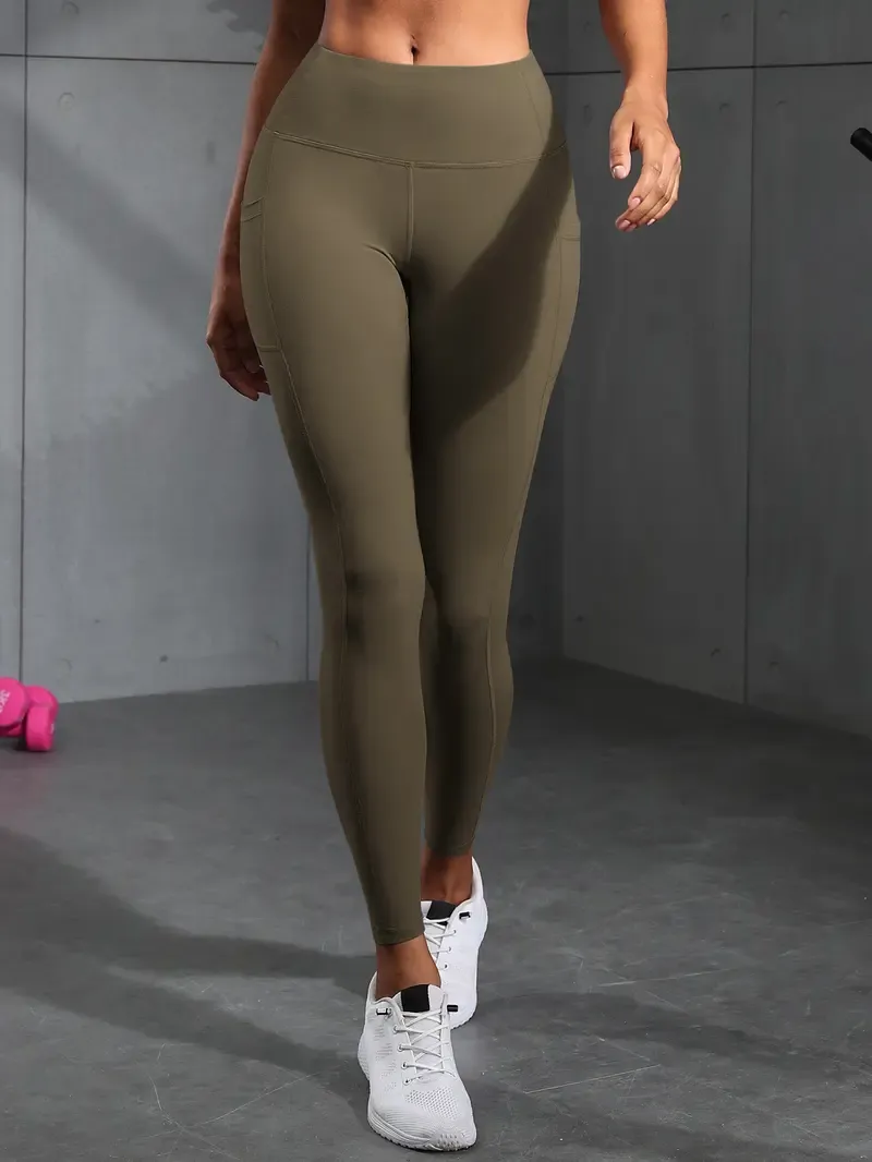 Women's Athletic Yoga Leggings – High Waist, Pockets, Multi-Pack Options