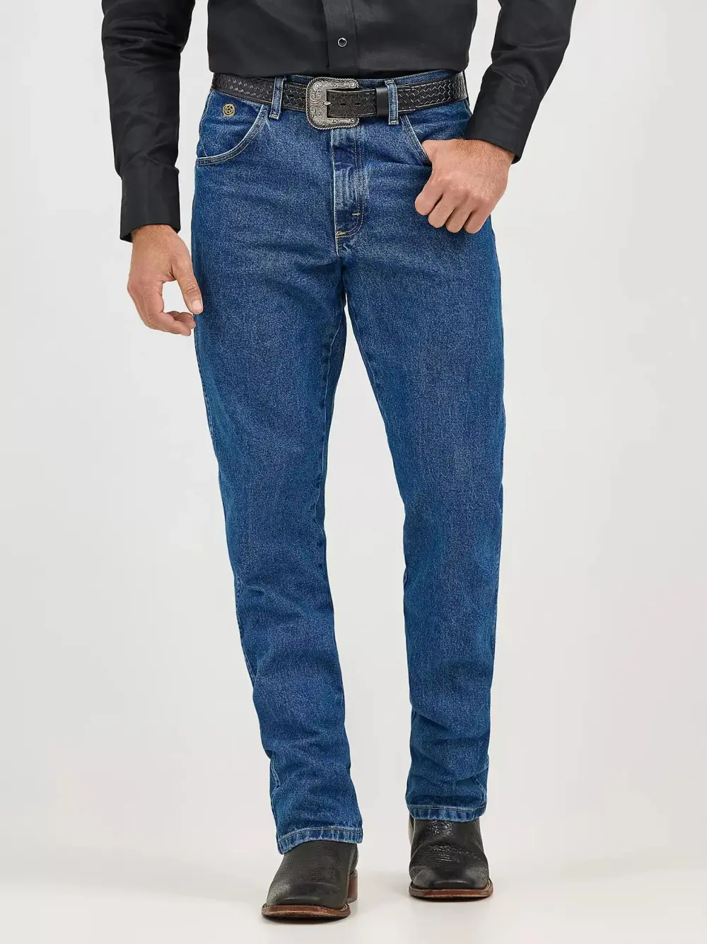 GEORGE STRAIT COWBOY CUT RELAXED FIT JEAN IN HEAVYWEIGHT STONE DENIM