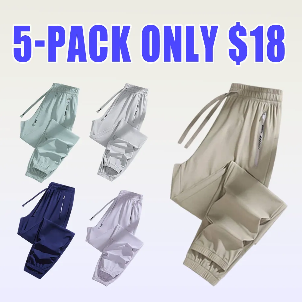 Women's Ice Silk Drawstring Pants – Lightweight, Breathable, Casual Summer Wear for Outdoor & Hiking